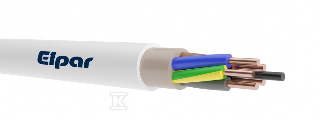 Przewód instalacyjny (N)YM-J 500V 5x6 - (N)YM-J5-5X6